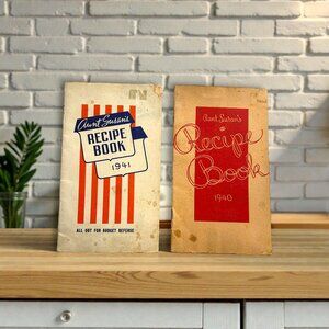 RARE Vintage 1940s Recipe Booklets Aunt Susan's Recipe book Collectible Booklets